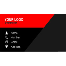 Black Matte Business Visiting Card